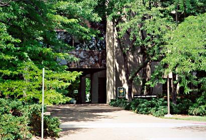 [color photograph of Department of Natural Resources entrance]