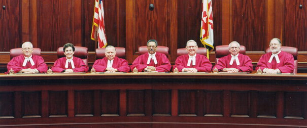 [Color photograph of Court of Appeals Judges]