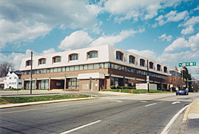 [color photograph of County Office Building]